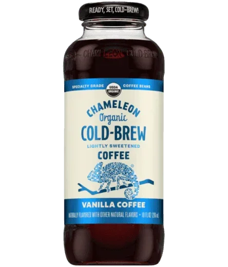 Chameleon Organic Cold Brew Vanilla Coffee - 10oz. - East Side Grocery