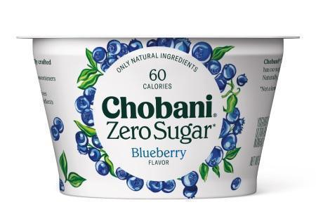 Chobani Yogurt Zero Sugar Blueberry 5.3oz - East Side Grocery