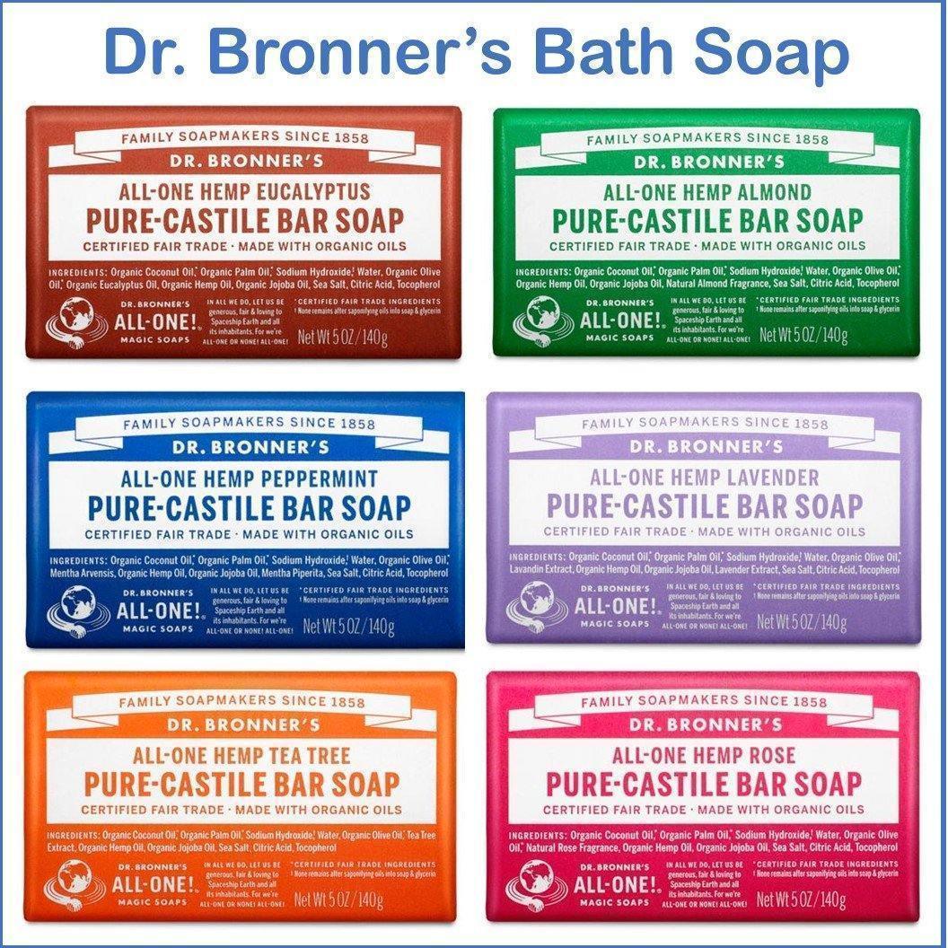 Dr. Bronner's Bath Soap Bar 5oz. - East Side Grocery