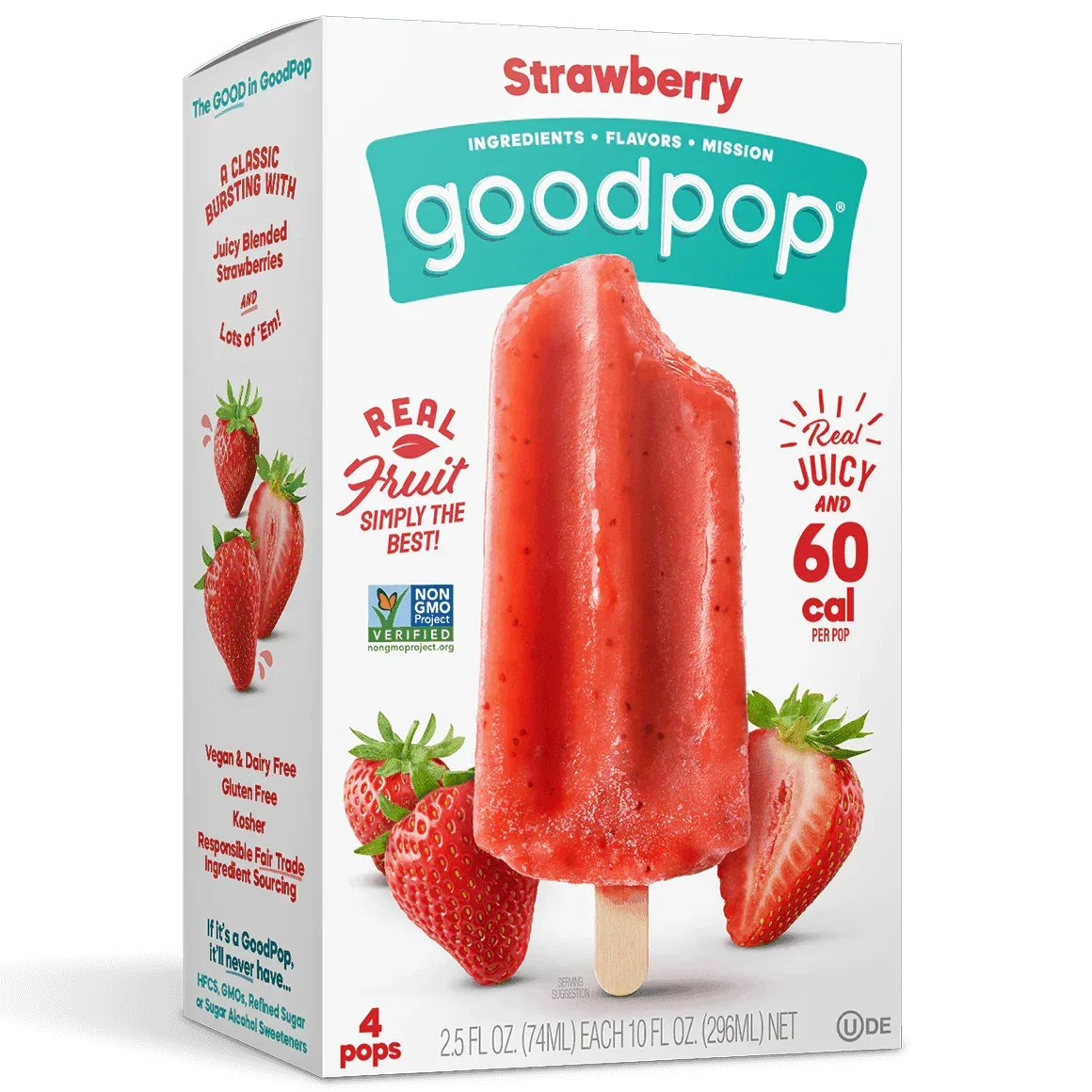 Good Pop Strawberry 4pack - East Side Grocery