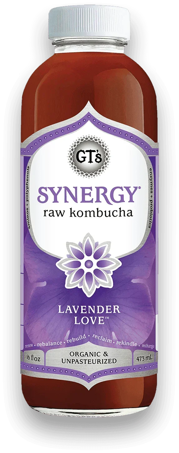 GT'S Synergy Kombucha Lavender Love 16oz. - East Side Grocery