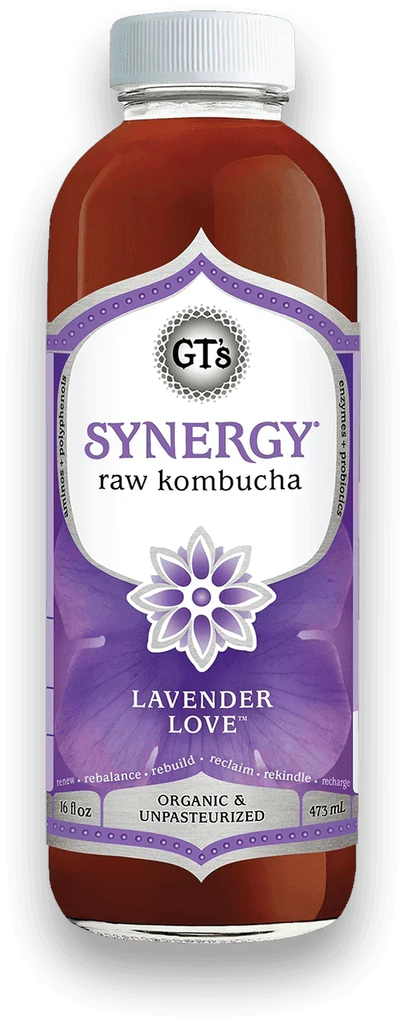 GT'S Synergy Kombucha Lavender Love 16oz. - East Side Grocery