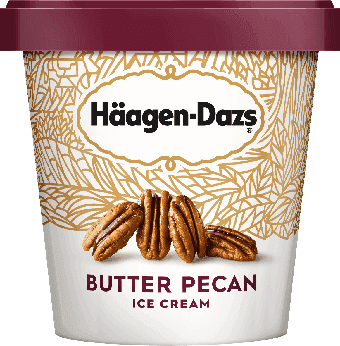 Haagen Dazs Ice Cream Butter Pecan 14oz. - East Side Grocery