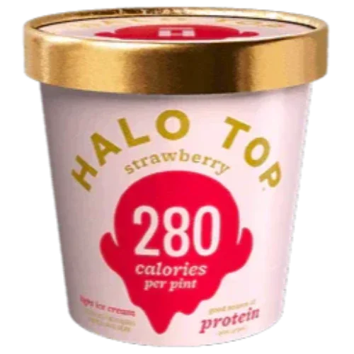Halo Top Ice Cream Strawberry 16oz. - East Side Grocery