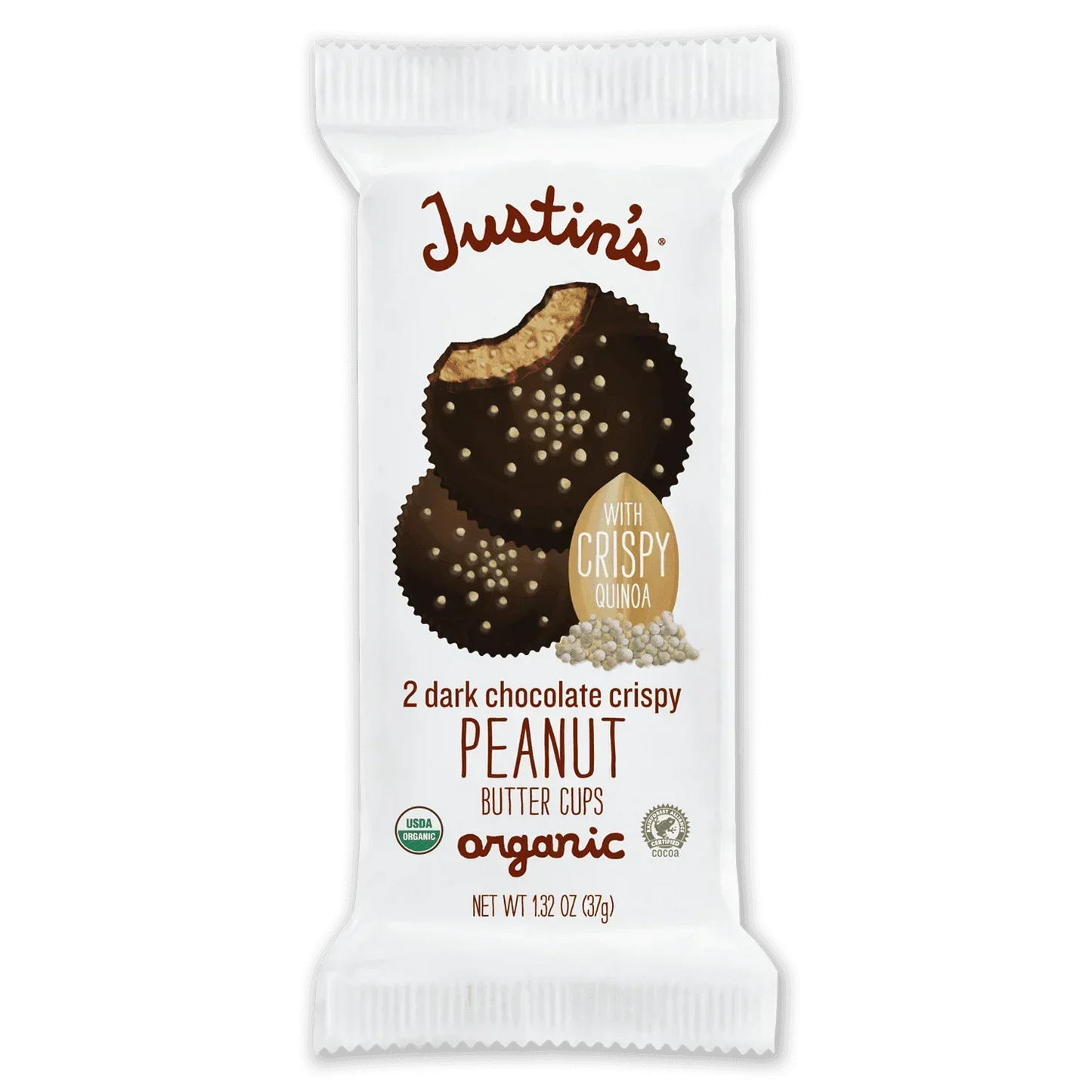 Justin Organic Nut Butter Cup 2 Pack - East Side Grocery