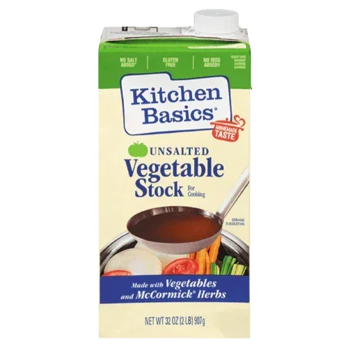 Kitchen Basic Unsalted Vegetable Stock 32oz. - East Side Grocery