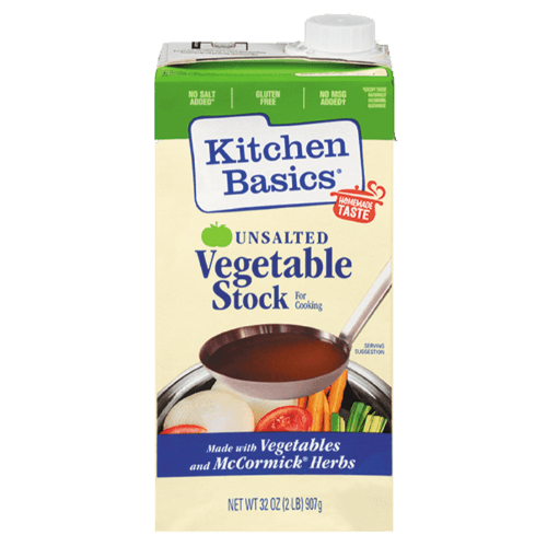 Kitchen Basic Unsalted Vegetable Stock 32oz. - East Side Grocery
