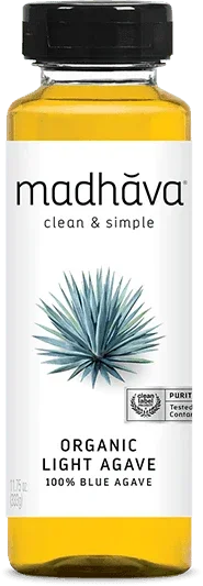 Madhava Agave Syrup Light 11.75oz. - East Side Grocery