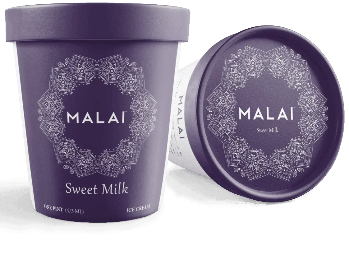 Malai Ice Cream Sweet Milk 1-Pint - East Side Grocery