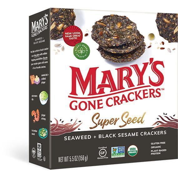 Mary's Gone Crackers Seaweed & Black Sesame 5.5oz. - East Side Grocery