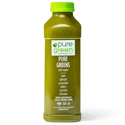 Pure Green Cold Pressed Juice 16oz. - East Side Grocery