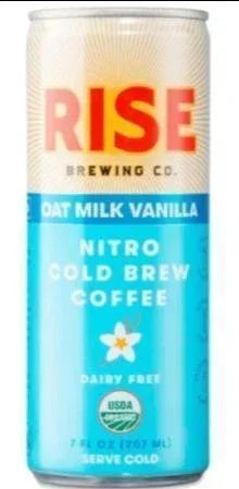 Rise Brewing Cold Brew Oat Milk Vanilla 7oz. Can - East Side Grocery