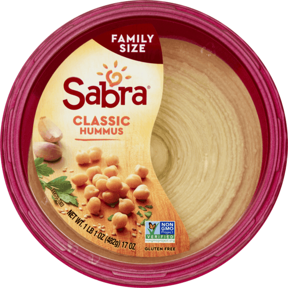Sabra Hummus Classic Family Size 17oz. - East Side Grocery