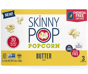 Skinny Pop Microwave Popcorn 8.4oz. - East Side Grocery