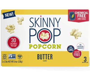 Skinny Pop Microwave Popcorn 8.4oz. - East Side Grocery