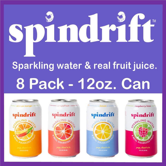 Spindrift Sparkling Water 12oz. Can - East Side Grocery