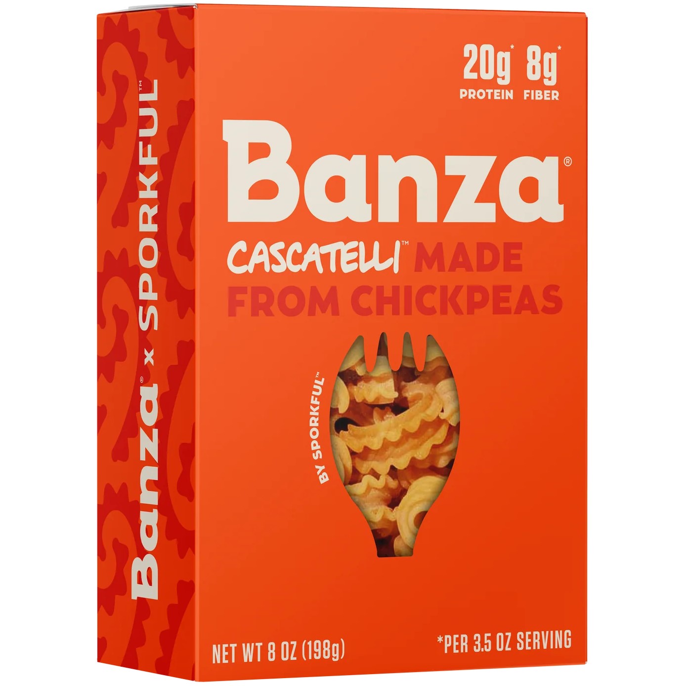 Banza Chickpeas Pasta Cascatelli 8oz.