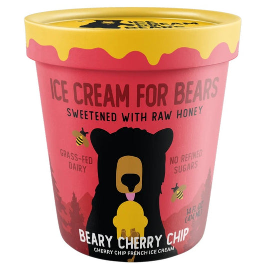 Ice Cream for Bears Beary Cherry Chip 14oz.
