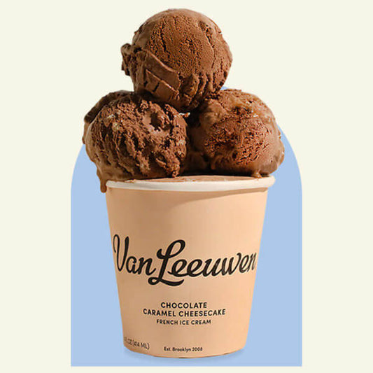 Van Leeuwen Ice Cream Chocolate Caramel Cheesecake