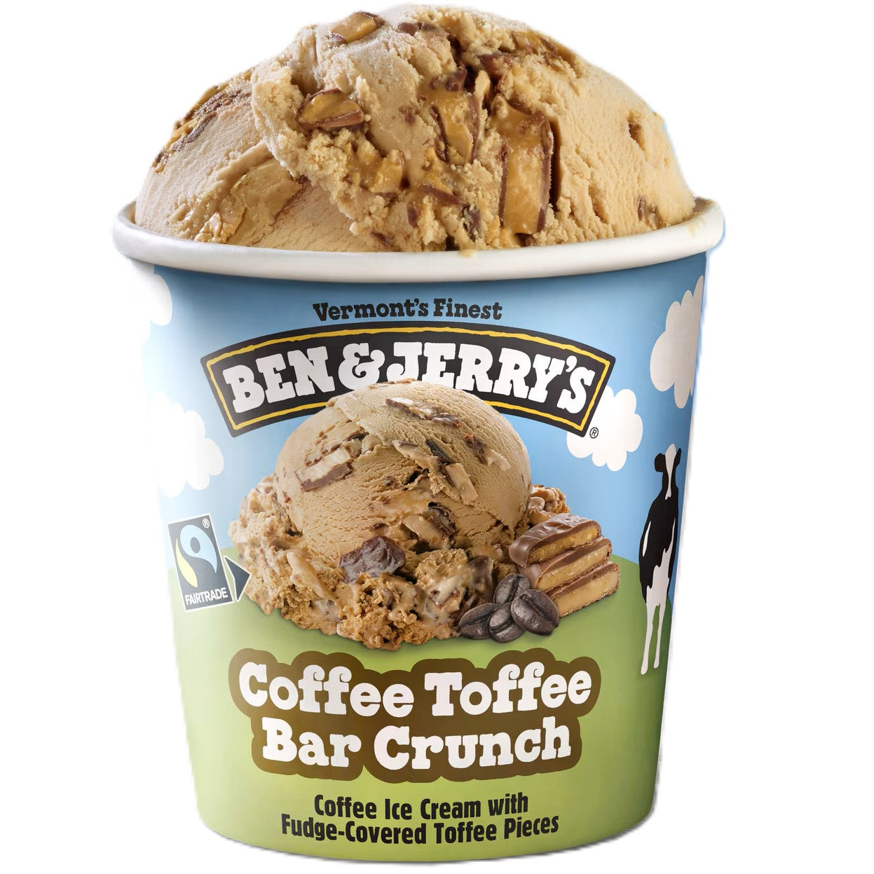 Ben & Jerry's Ice Cream Coffee Toffee Bar Crunch 16oz.