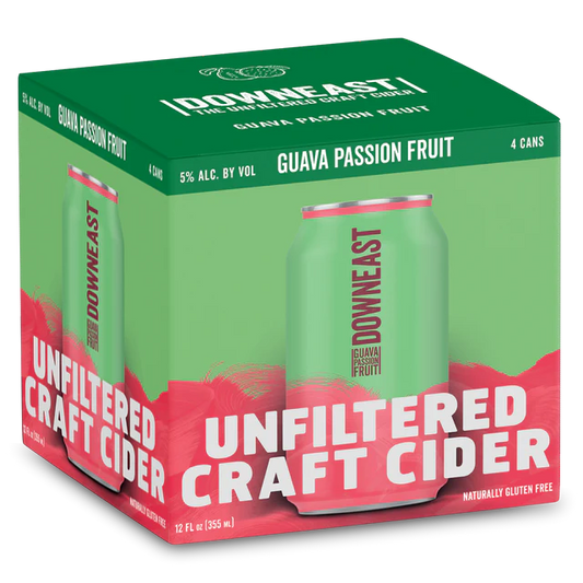 Downeast Cider Guava Passionfruit 12oz. Can