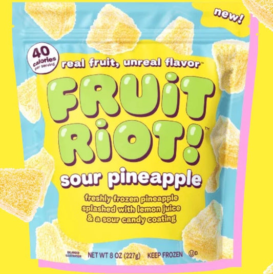 Fruit Riot! Sour Pineapple 8oz.