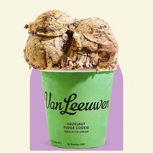 Van Leeuwen Ice Cream Hazelnut Fudge Cookie
