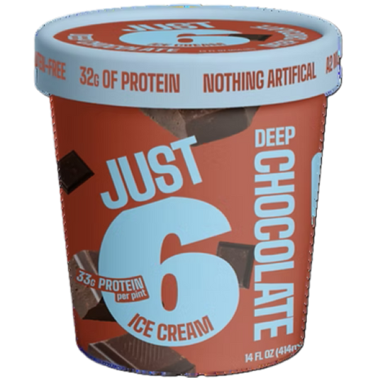 Just 6 Ice Cream Deep Chocolate 14 Fl. oz.