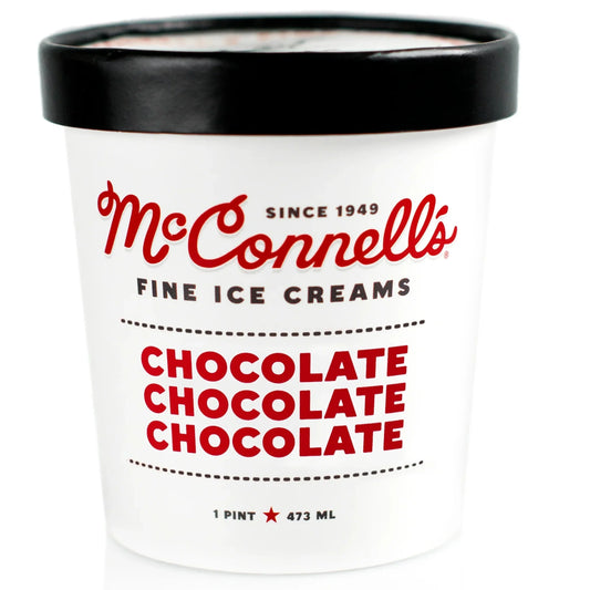 McConnell's Ice Cream Chocolate Chocolate Chocolate Pint