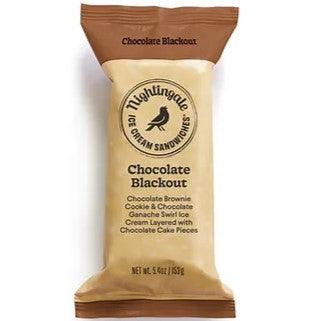 Nightingale Ice Cream Sandwich Chocolate Blackout 5.4oz.