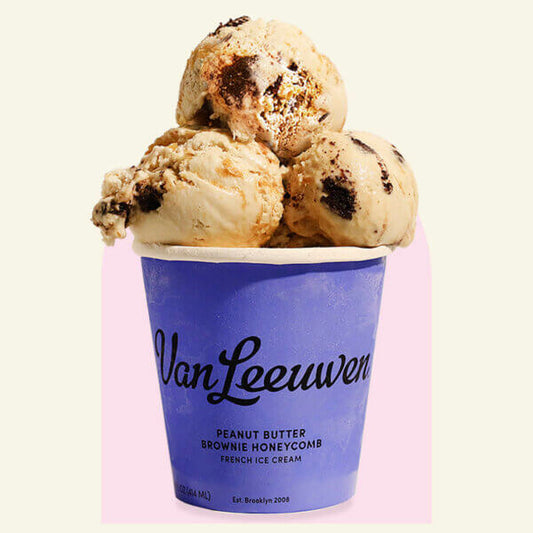 Van Leeuwen Ice Cream Peanut Butter Brownie Honeycomb