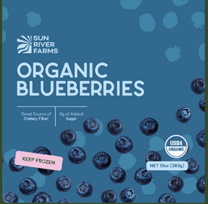 Sun River Organic Frozen Berries 10oz.