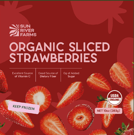 Sun River Organic Frozen Berries 10oz.