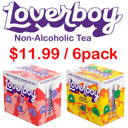 Loverboy Non Alcoholic Tea 6-PACK Special