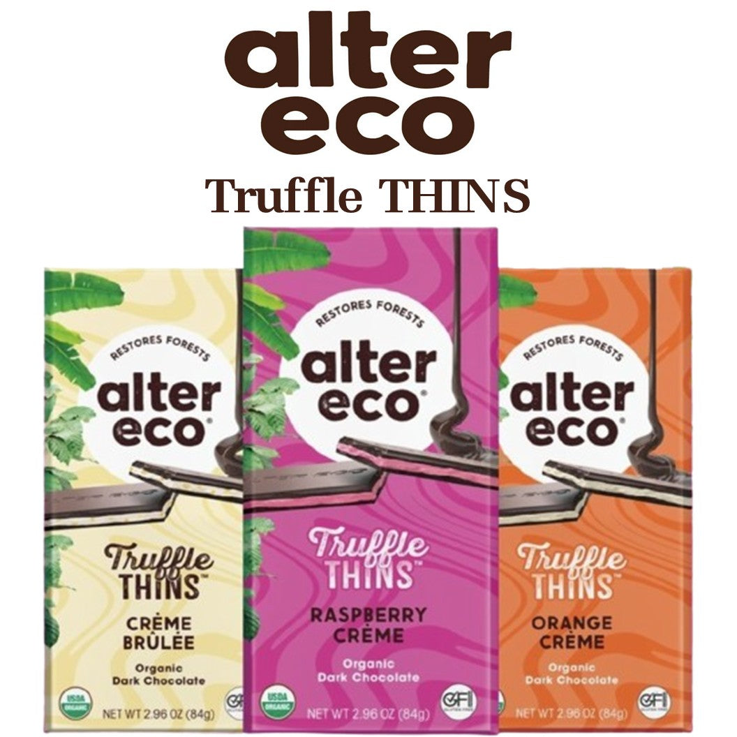 Alter Eco Organic Truffle Thins 2.96oz.