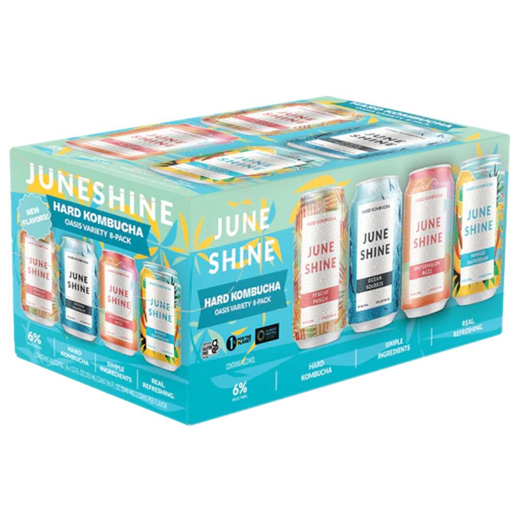 Juneshine Hard Kombucha Oasis Variety Pack 12oz. Can