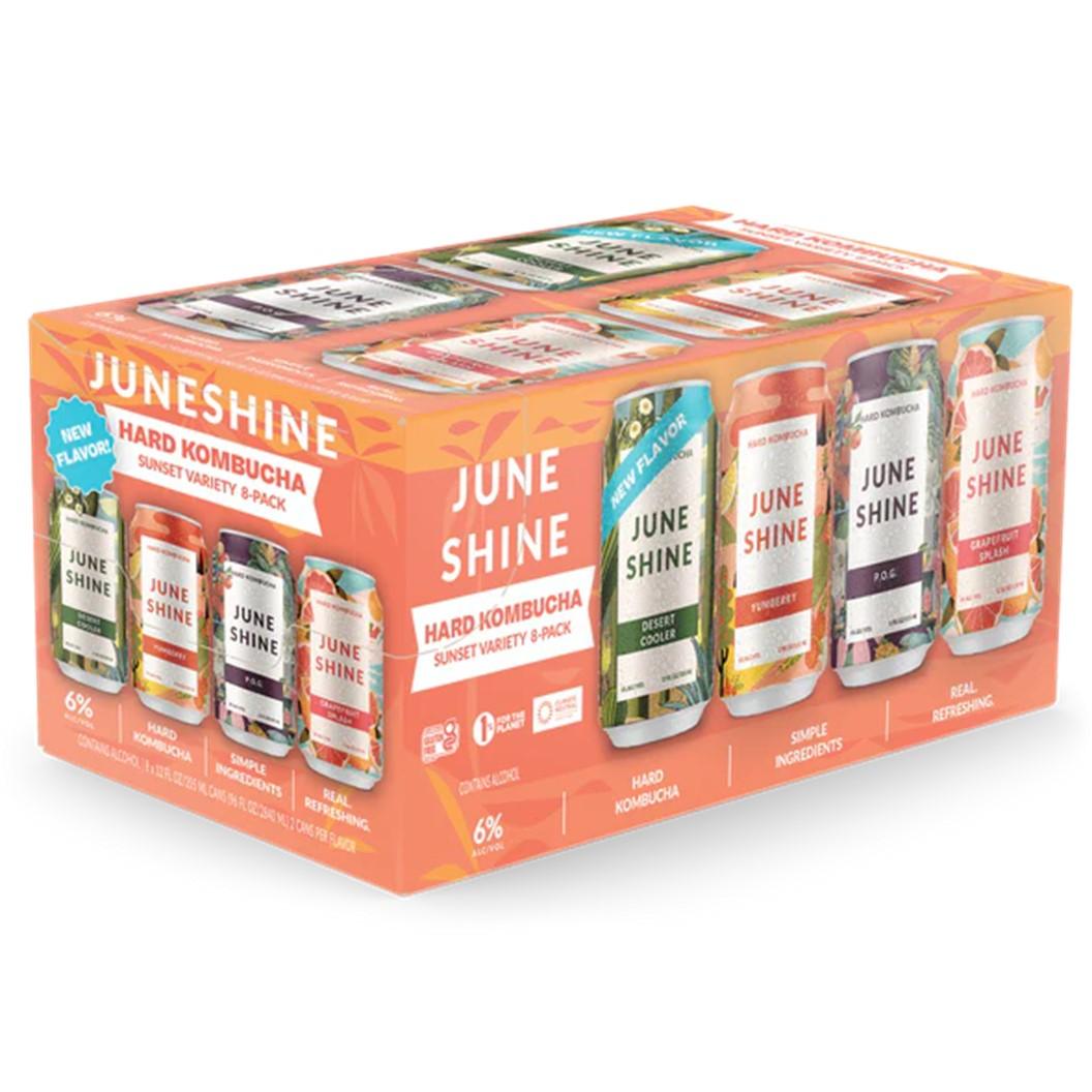 Juneshine Hard Kombucha Sunset Variety Pack 12oz. Can