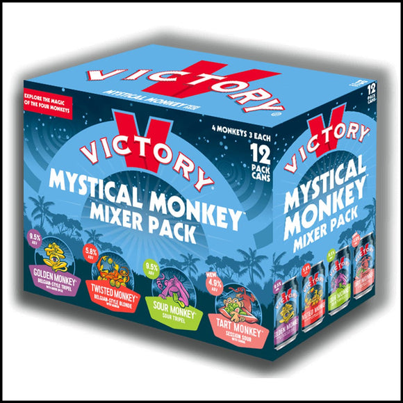Victory Monkey Mixed Pack 12oz. Can