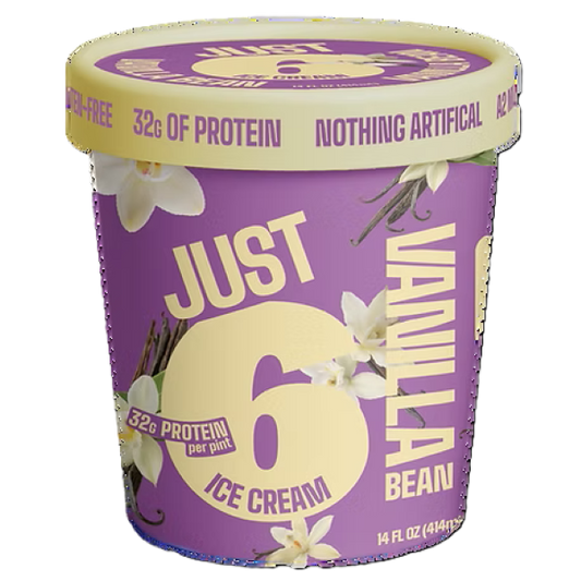 Just 6 Ice Cream Vanilla Bean 14 Fl. oz.