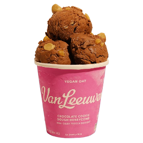 Van Leeuwen Vegan Chocolate Cookie Dough Honeycomb - Pint