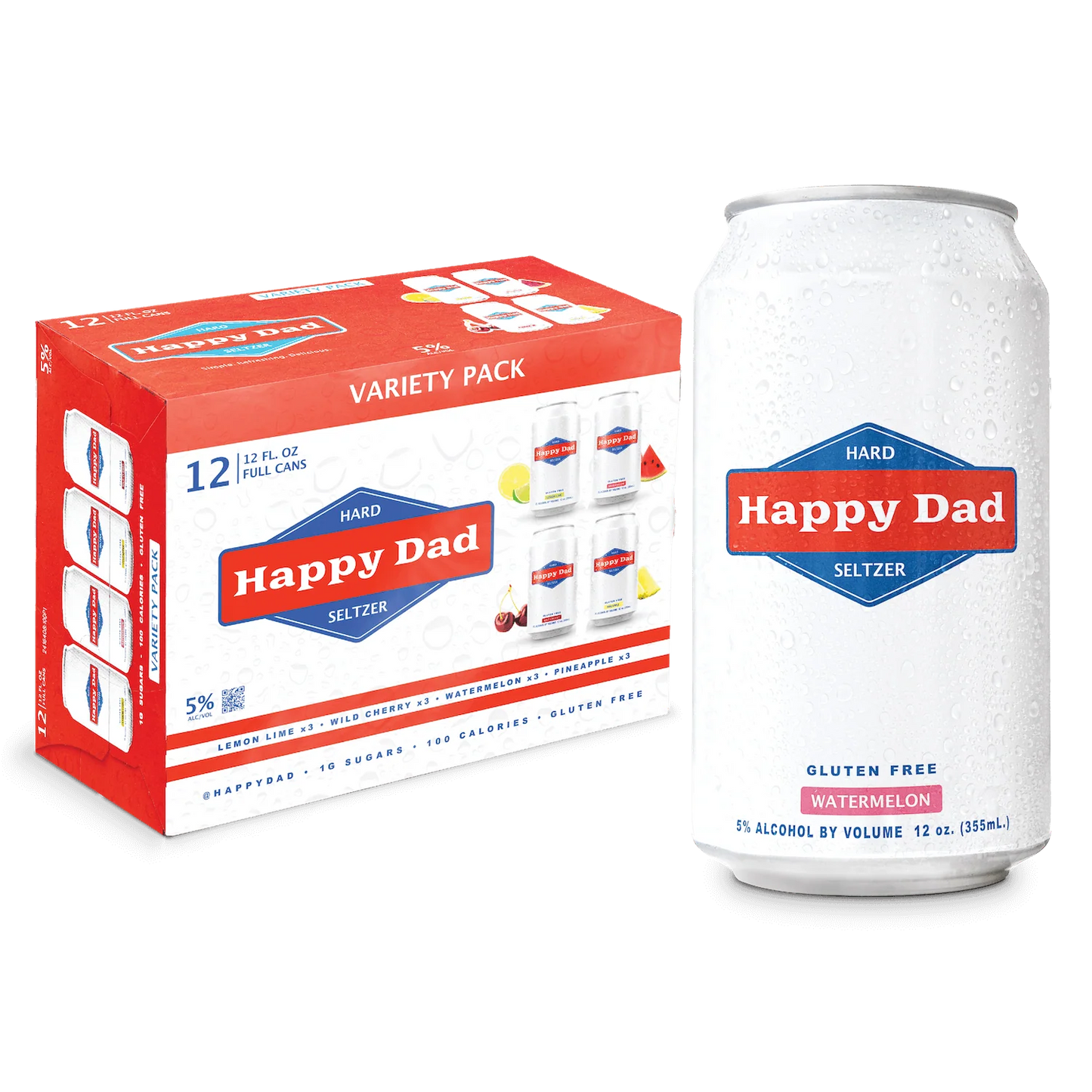 Happy Dad Hard Seltzer 12 Pack Special