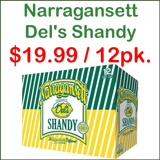 Narragansett Del's Shandy 12-Pack Special