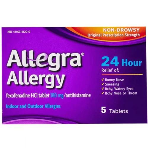 Allegra Allergy 5 Count - East Side Grocery