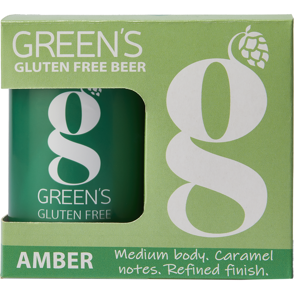 Green's Gluten Free Amber Ale 12oz. Can