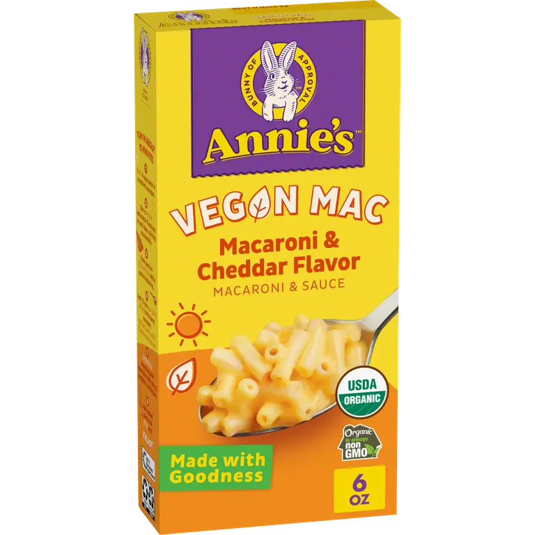 Annie's Vegan Macaroni & Cheese Flavor 6oz.
