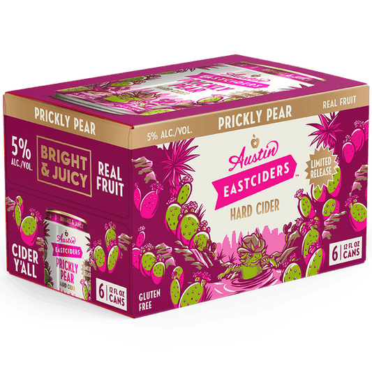 Austin East Prickly Pear Cider 12oz. Can