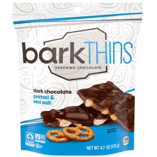 Bark Thins Dark Chocolate Pretzel & Sea Salt 4.7oz. - East Side Grocery