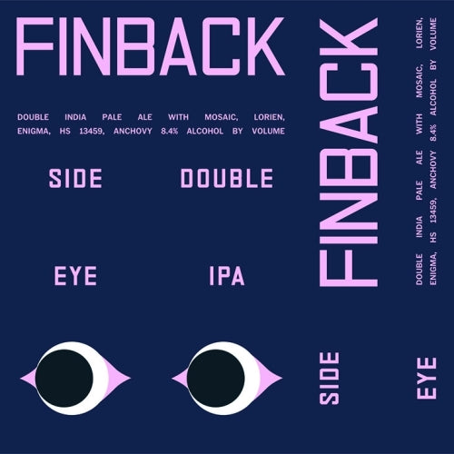 Finback Side Eye 16oz. Can