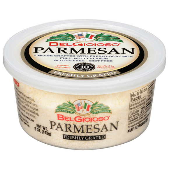 Belgioioso Grated Parmesan Cheese 5oz. - East Side Grocery