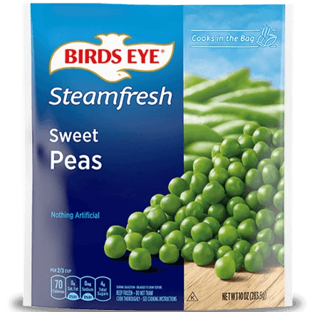 Birds Eye Steamfresh Sweet Peas 10oz. - East Side Grocery